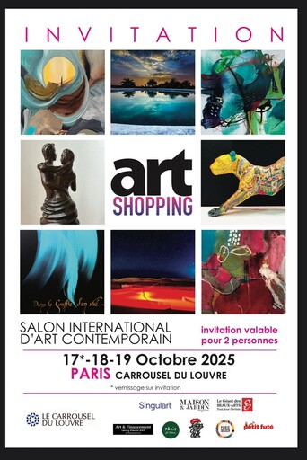 石玉成作品《Flame Beyond Boundaries》於巴黎羅浮宮 Art Shopping 展出