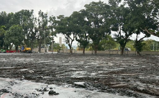 萬榮國中風災泥沙堆積 花蓮縣府迅速處理恢復校園環境