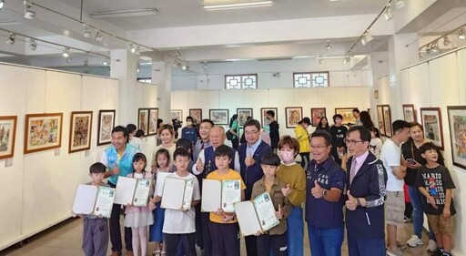 2023新港奉天宮第二屆中南部五縣市繪畫徵圖比賽得獎同學獲表揚