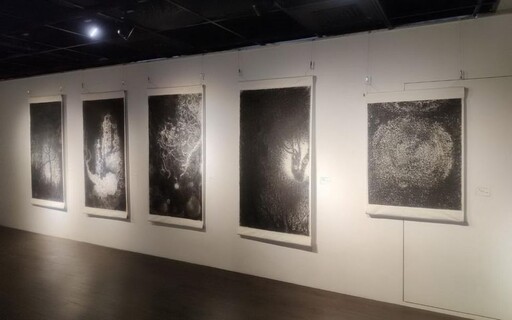 竹市文化藝廊水墨創作「黑中黑－蘇敏創作展」開展