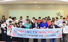 日本5所大學生來嘉大參加春季課程 林翰謙校長熱情接待