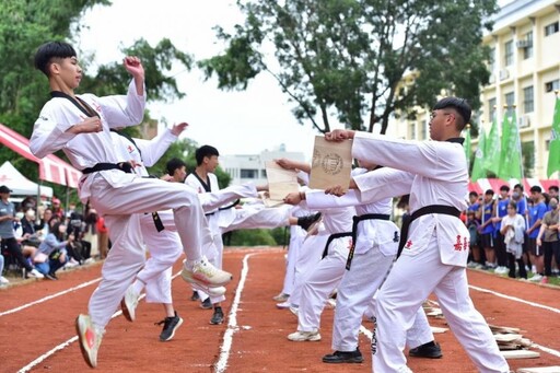 嘉華中學63周年校慶運動會 南華大學外籍生應邀參與