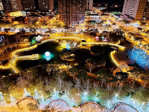 2024竹北燈節熱力點亮夜空 鄭朝方市長：以科技燈會美學，朝向未來！