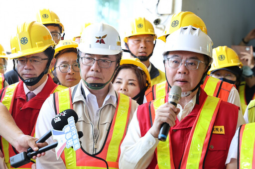 台鐵嘉義至新營段8/2將恢復通車 卓揆視察黃偉哲陪同搶修進度