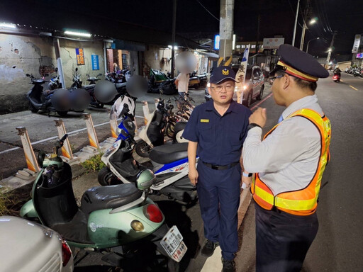 湖內分局新任警長帶隊主動出擊 加強執行路竹火車站違停亂象