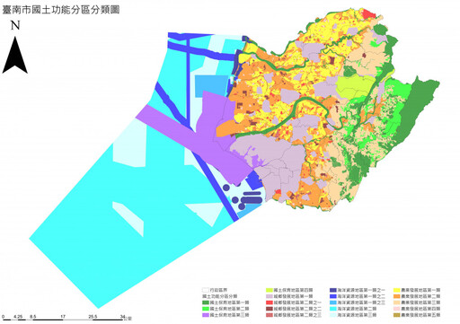 南市國土功能分區圖報內政部審議 力爭中央支持