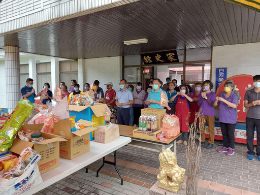 白河榮家中元普渡 祈願家區人員平安健康