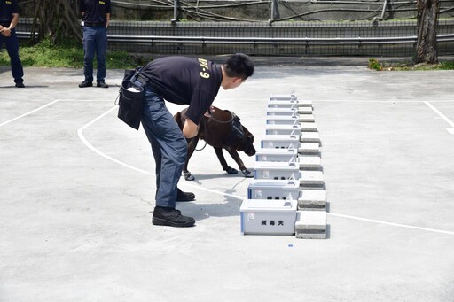 新北強化學務創新人員實務經驗 參訪少觀所及緝毒犬隊增能