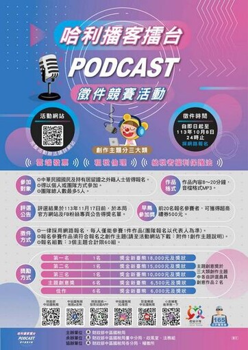 中區國稅局舉辦統一發票推行暨「哈利播客擂台」租稅教育及宣導活動