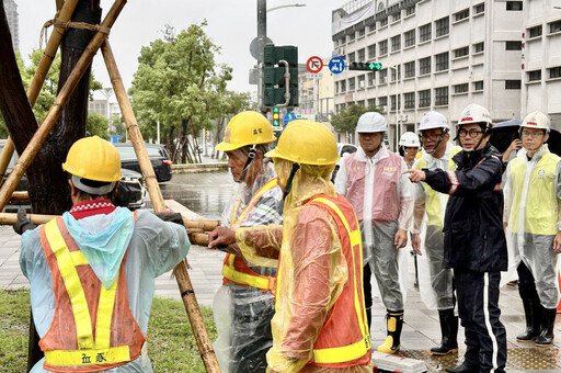 山陀兒颱風逼近 雄 陳其邁及市府團隊分工視察整備情形