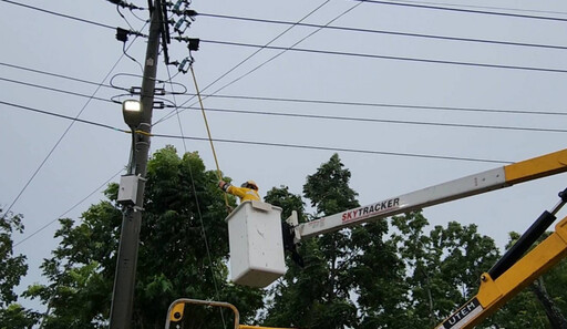 山陀兒颱登陸風雨有感 台電新營區處：持續戒備