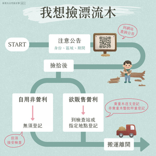 漂流木勿隨意撿拾 最高可處7年以下有期徒刑併科罰金2,000萬元