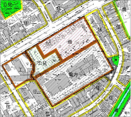 新北土城LG09站變電所室內化 都市計畫變更增加公園綠地