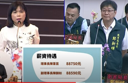 台南市議員蔡育輝、蔡淑惠怒批工會老師，周2節課，一節薪資高達1.1萬元，合理嗎？