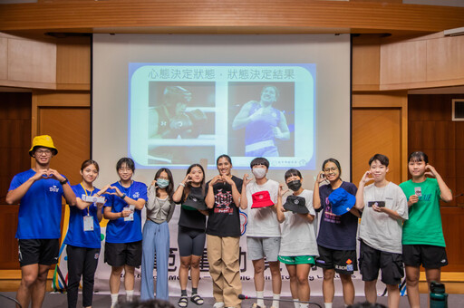 奧運拳擊女王陳念琴蒞嘉藥 激勵學子勇敢追夢