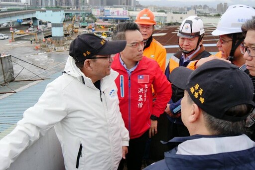 視察國1五股交流道改善工程 侯友宜：大幅提升國道主線及地區道路運轉效率