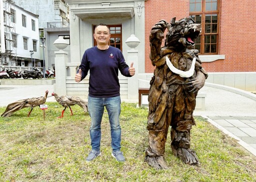 竹美館「與動物共享大自然」張弘欣漂流木創作展 啟發從做中學成為藝術家!