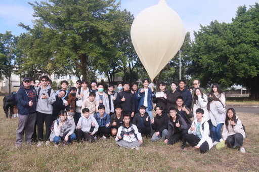 成大太空系統工研所跨學科合作 探空氣球任務啟航新標竿