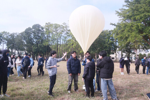 成大太空系統工研所跨學科合作 探空氣球任務啟航新標竿