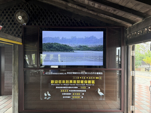 台江國家公園與明台產險公司ESG合作 －打造優質的黑面琵鷺即時影像服務