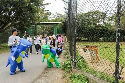 群獅獻吼、與犀同行 六福村元旦限定「日出動物園」迎接2025年曙光