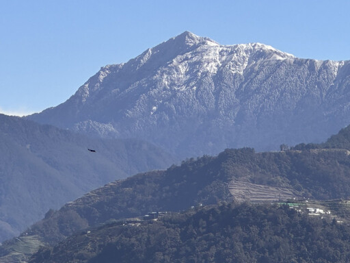 不用衝合歡山 清境農場輕鬆賞奇萊北峰白雪