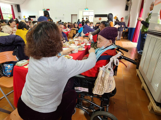 雲林榮家歲末懇親餐會 家屬住民新春天倫團圓