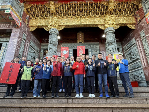 初四接財神！侯友宜八里林口參拜祈福