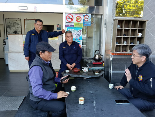 屏東榮服處拜會霧台鄉所及警分駐所 關懷偏鄉榮民眷