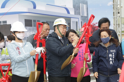 南區明德里活動中心新建工程動土 黃偉哲盼提供民眾優質生活空間