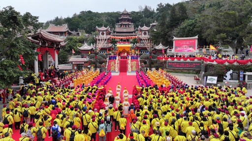 金門媽祖宮廟交流團登陸 千人信眾湄洲莆田媽袓廟謁祖進香
