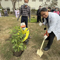 嘉南療養院植樹 院區綠樹成蔭環境優美兼具多功效益