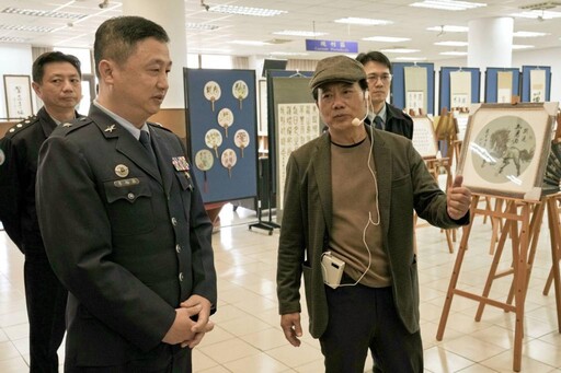 空軍航技學院校友吳福山書法展 育才樹人 回歸母校