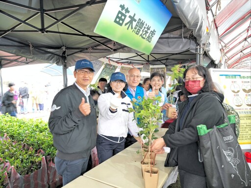 林保署新竹分署x苗栗縣府 響應植樹月贈苗攜手民眾共織生態綠網