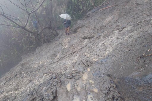 土石崩落影響 霞喀羅國家步道養老登山口端封閉進入