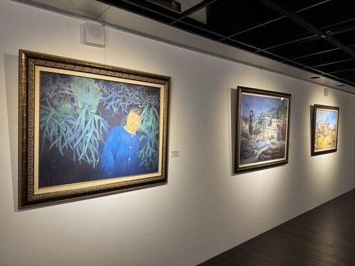 藝術揮灑與卓越呈現 首屆「湖光之星」湖畔畫會菁英聯展竹市文化藝廊展出