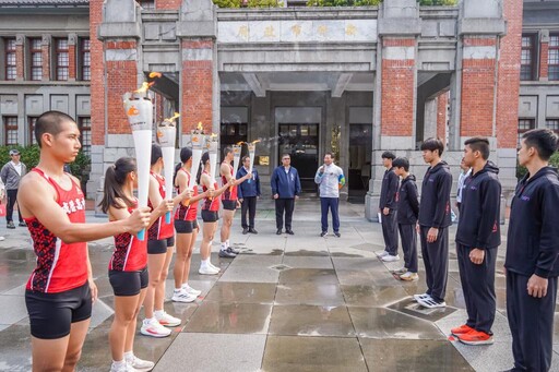 全中運聖火榮耀接力 前進竹市苗縣臺中市 照耀青春跑道