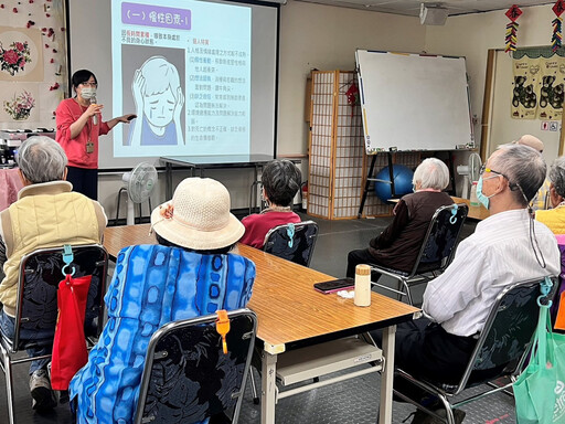 嘉義榮院長照據點衛教講座 守護社區榮民眷長輩健康