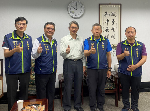金門榮服處拜會山外郵局 攜手防範詐騙齊服務照顧榮民