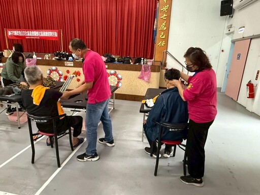 白河榮家攜手臺中廉政包公文化協進會 愛心義診列車 守護住民健康