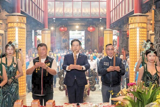 內天后宮恭祝天上聖母聖誕千秋 竹市府、新竹遠百、竹郵等參香祝壽