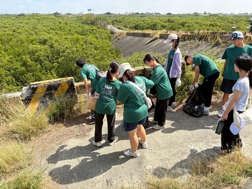 響應世界地球日！北門高中童軍團學甲投入濕地淨灘環教
