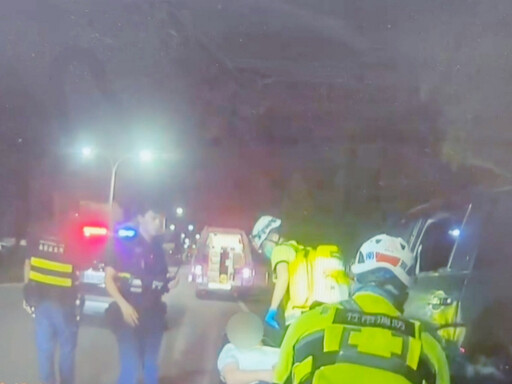 警消聯手即刻救援! 竹市警破窗成功搶救燒炭男子挽救寶貴生命