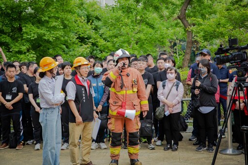 竹市2025城鎮韌性演習震撼登場！ 逼真災防演練守護市民防患未然