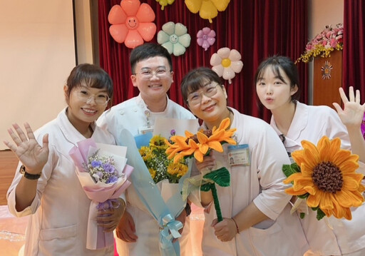 中榮嘉義灣橋分院團隊喜慶國際護師節溫馨感性