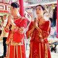 桃園大廟景福宮首辦婚禮締歷史新頁 神明見證庇佑首對喜結良緣新人