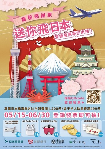 《寵粉感謝祭》金子半之助 ╳ 日本橋海丼辻半 送你飛日本！