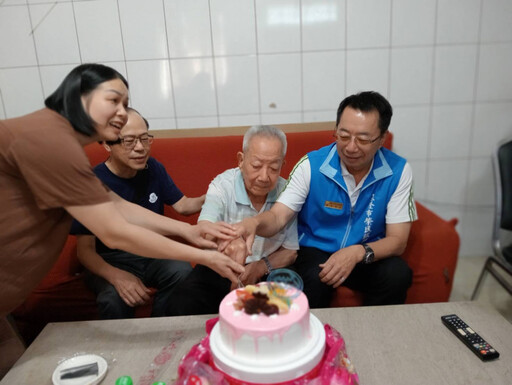 101歲榮民林縣來爺爺紀壽 基隆市榮服處溫馨慶生
