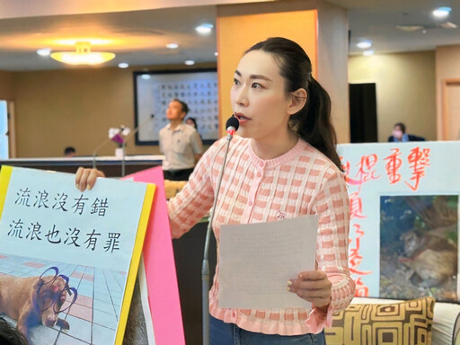 為受虐浪浪申冤 台南市議員曾之婕要求嚴辦