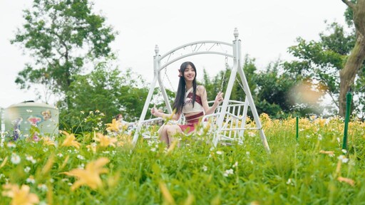 「花現台七」繡球金針花盛開 「桃園好農」代言人嘎琳力推農遊趣！